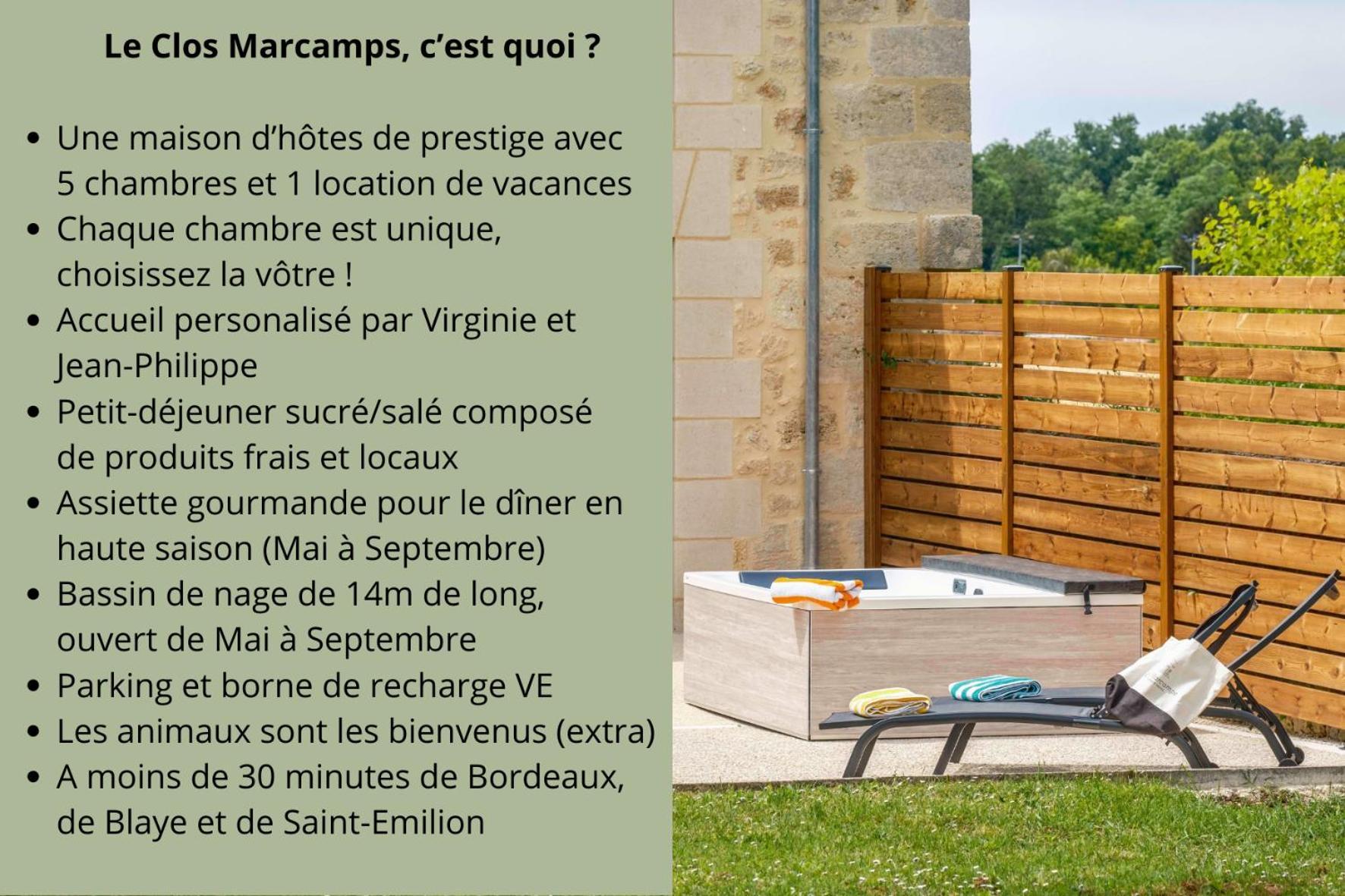 Clos Marcamps - Teritoria Prignac-et-Marcamps Εξωτερικό φωτογραφία